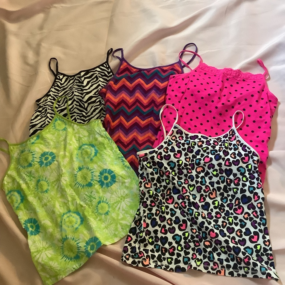 Faded Glory size 14-16 Tank Tops *BUNDLE LOT 5* / Girls Tank Tops